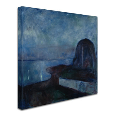 « starry night » par impression sur toile tendue Edvard Munch