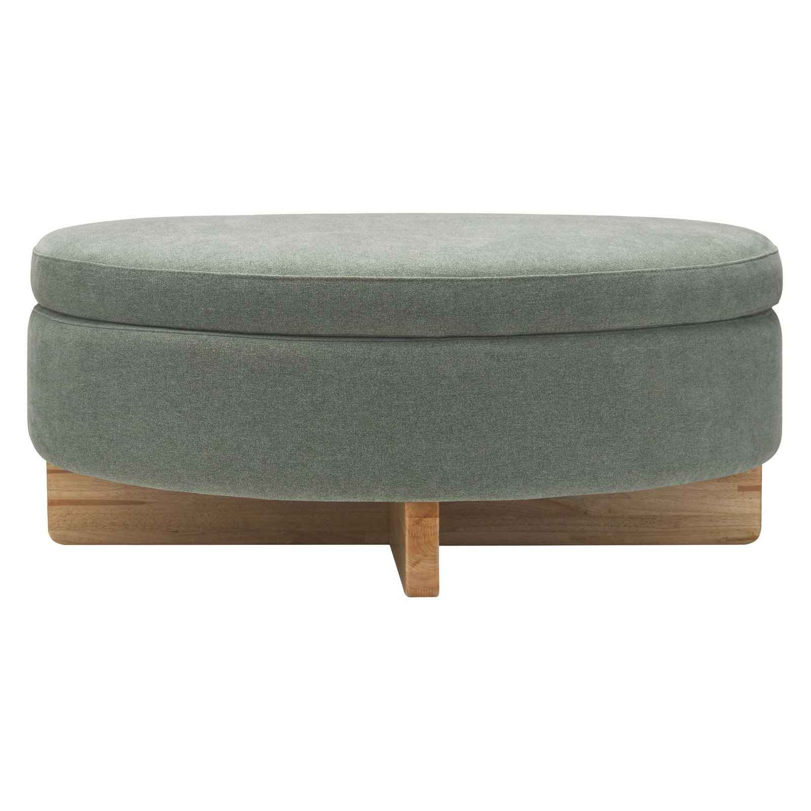 Roohan 48" Storage Ottoman, Green