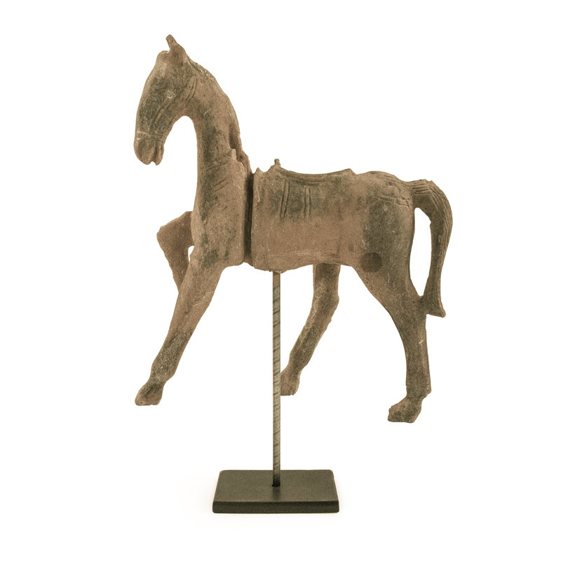 Resin Horse In Stand