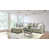 Gray/White  Polyester Blend