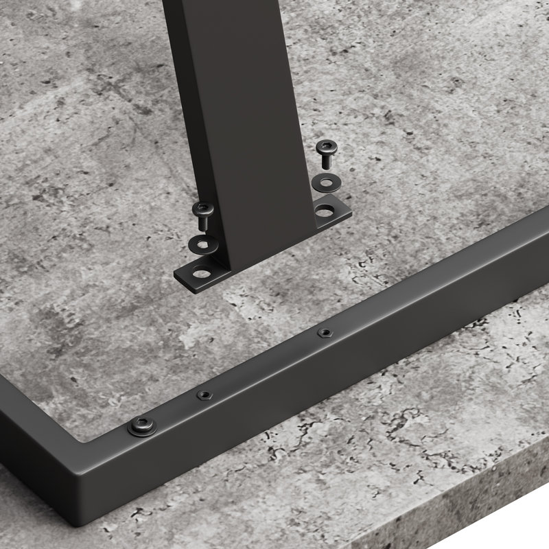 Rectangular 6 Dining Table, Materials, , Gray Elegant Look,