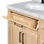 Meuble-lavabo simple en bois massif 36 po Tidworth avec plateau en marbre de Carrare 1,5 po-1546052611-1546052622-1566296948