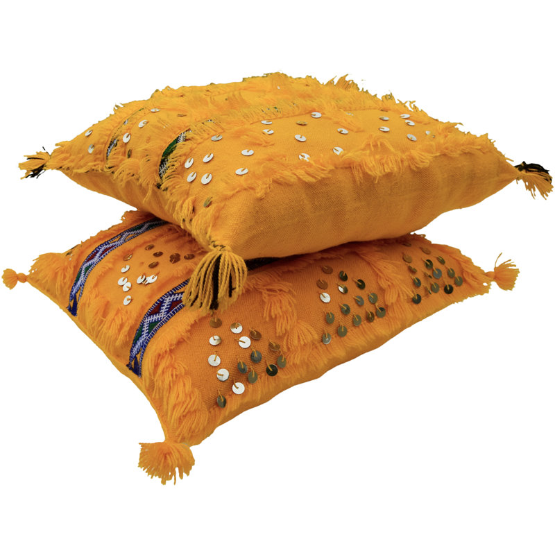 Rectangular Pillow Cover & Insert, Orange/Red/White/Purple