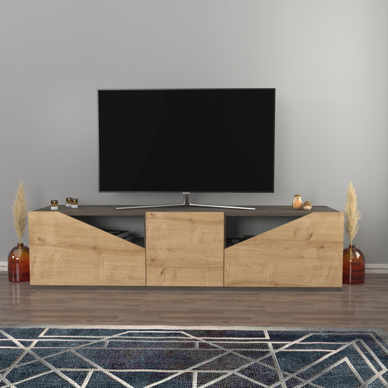 Hueck TV Stand for TVs up to 70", Wenge/Oak