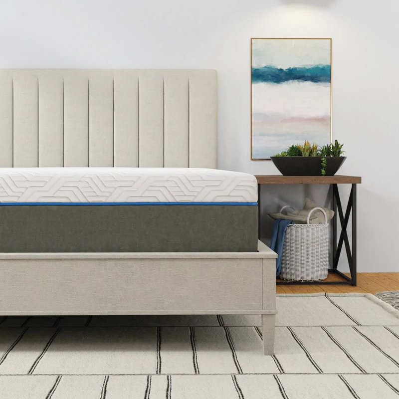 Potrero 12-Inch Firm Gel Air Foam Mattress Standard Size, Breathable, Zip-off Cover, Low Motion Transfer, Queen