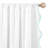 Coastal Chic Scallop Edge Window Curtain 2 Panels Set, Light Blue 52" W X 63" L,2pcs-543999969-543999968