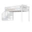  Lit mezzanine simple bas avec escalier Kittitas Kids-1650506953