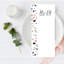 Carte de menu de mariage Terrazzo imprimable à la main pour imprimante de bricolage, paquet de 52