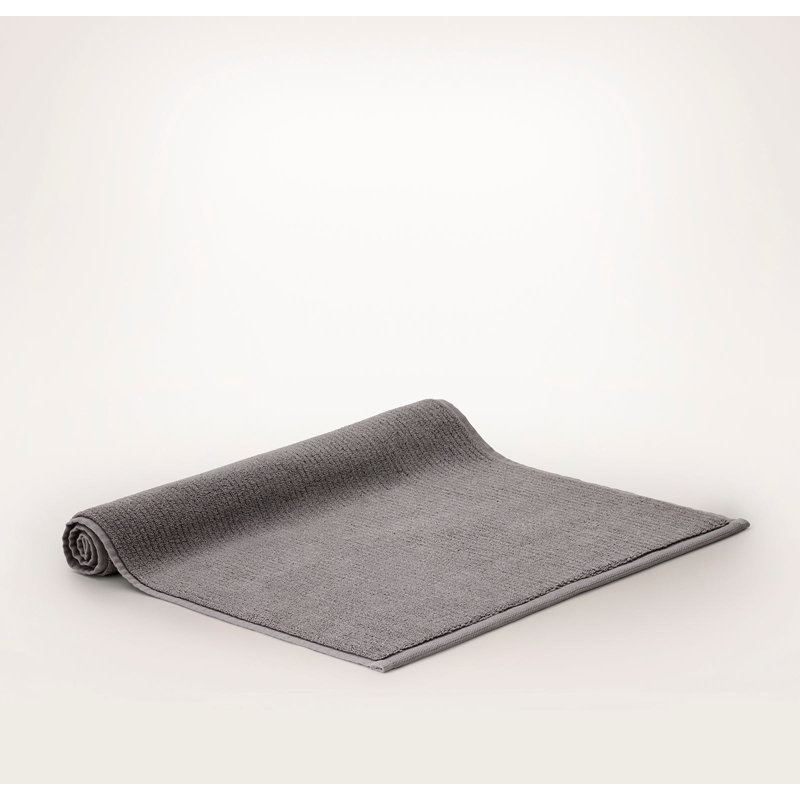 Turkish Ribbed Bath Mat, Stone