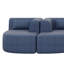 Canapé modulaire de 144 po avec deux chaises longues et cinq coussins de dossier, canapé-lit à combinaison libre pour le salon-738791180