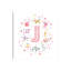 Lettre illustrée J rose - impression-52820292-52820293-52820294