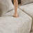 Khaki Curved Compressed Sofa, Creative Nordic-Style Design For Living Room, Comfortable, Soft And Suitable For Multiple Scenarios-1835327525