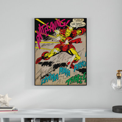 Iron Man So Far So Good Graphic Art Print on Canvas