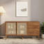 Armoire d'appoint moderne et minimaliste en rotin