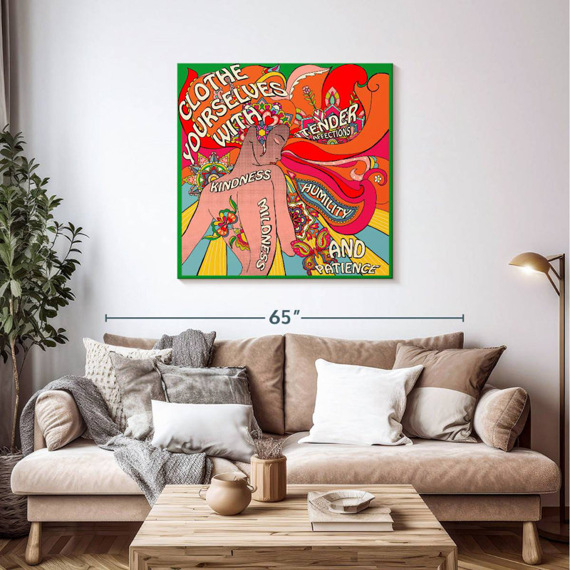 Tergel Self Kindness, 39" H x 39" W
