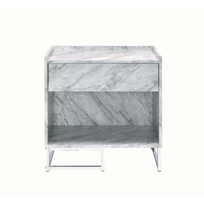Daylesford 1-Drawer Nightstand in Gray
