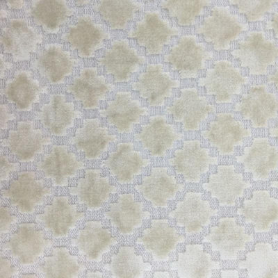 Geometric Velvet Fabric