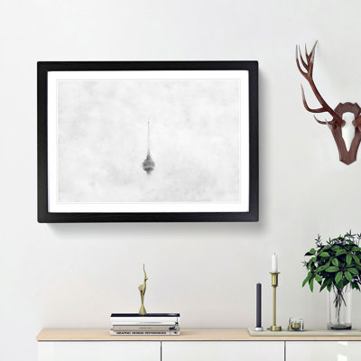 CN Tower in Toronto Canada - Picture Frame Graphic Art Print