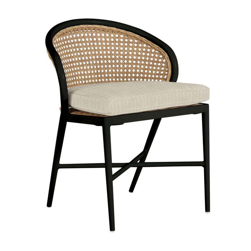 Havana Side Chair, Welt, Perigold Etta Vapor, Black