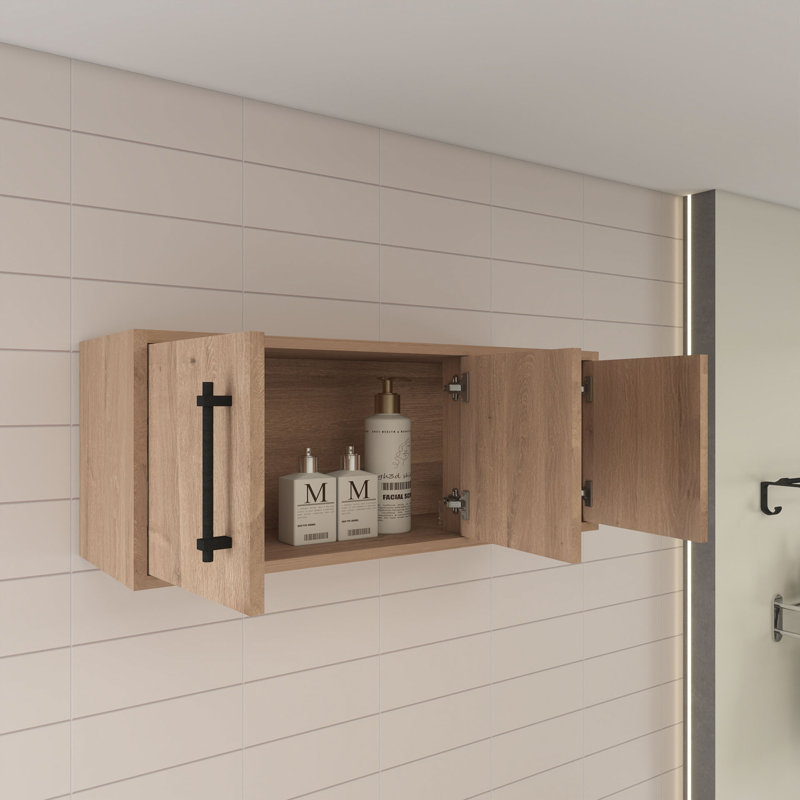 Victoria 36" Top Cabinet Wall-Mounted (Right), Red Oak
