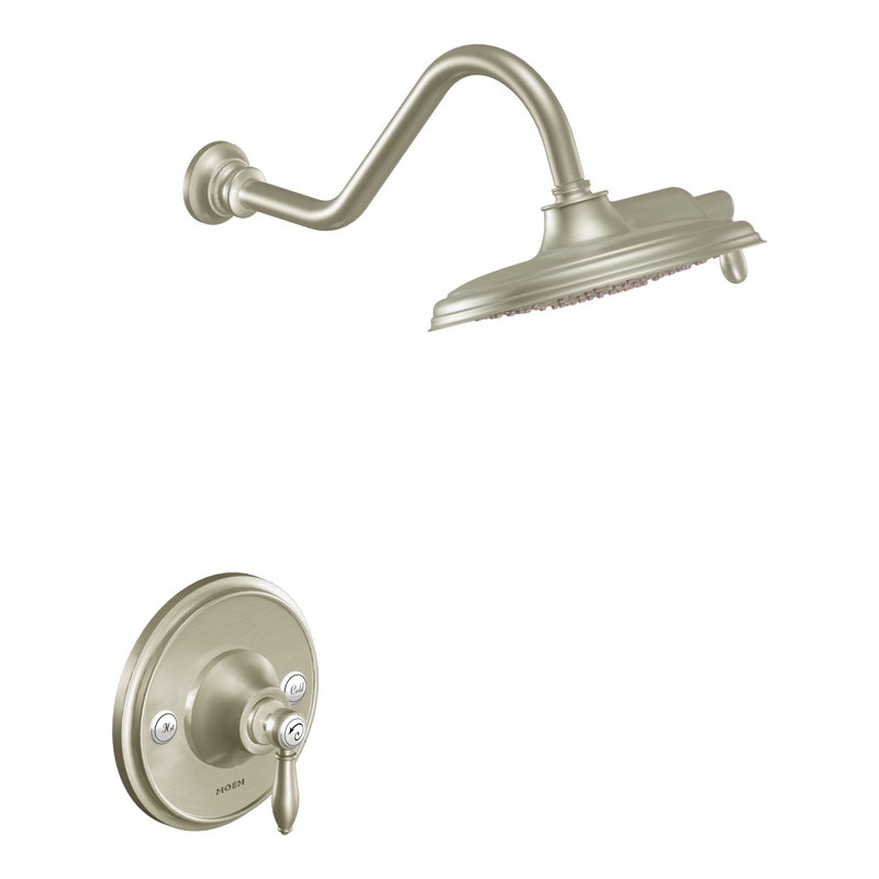 Moen Weymouth Posi-Temp Shower Trim Kit, Valve Required, Brushed Nickel