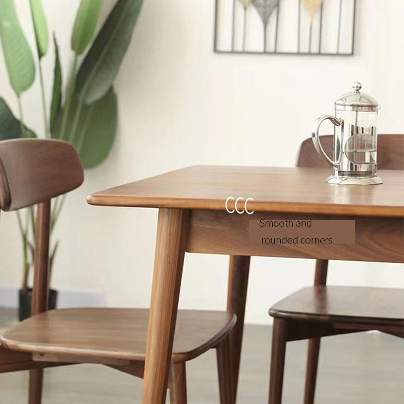White oak modern dining table, 29.53"H x 78.74"L x 31.5"W