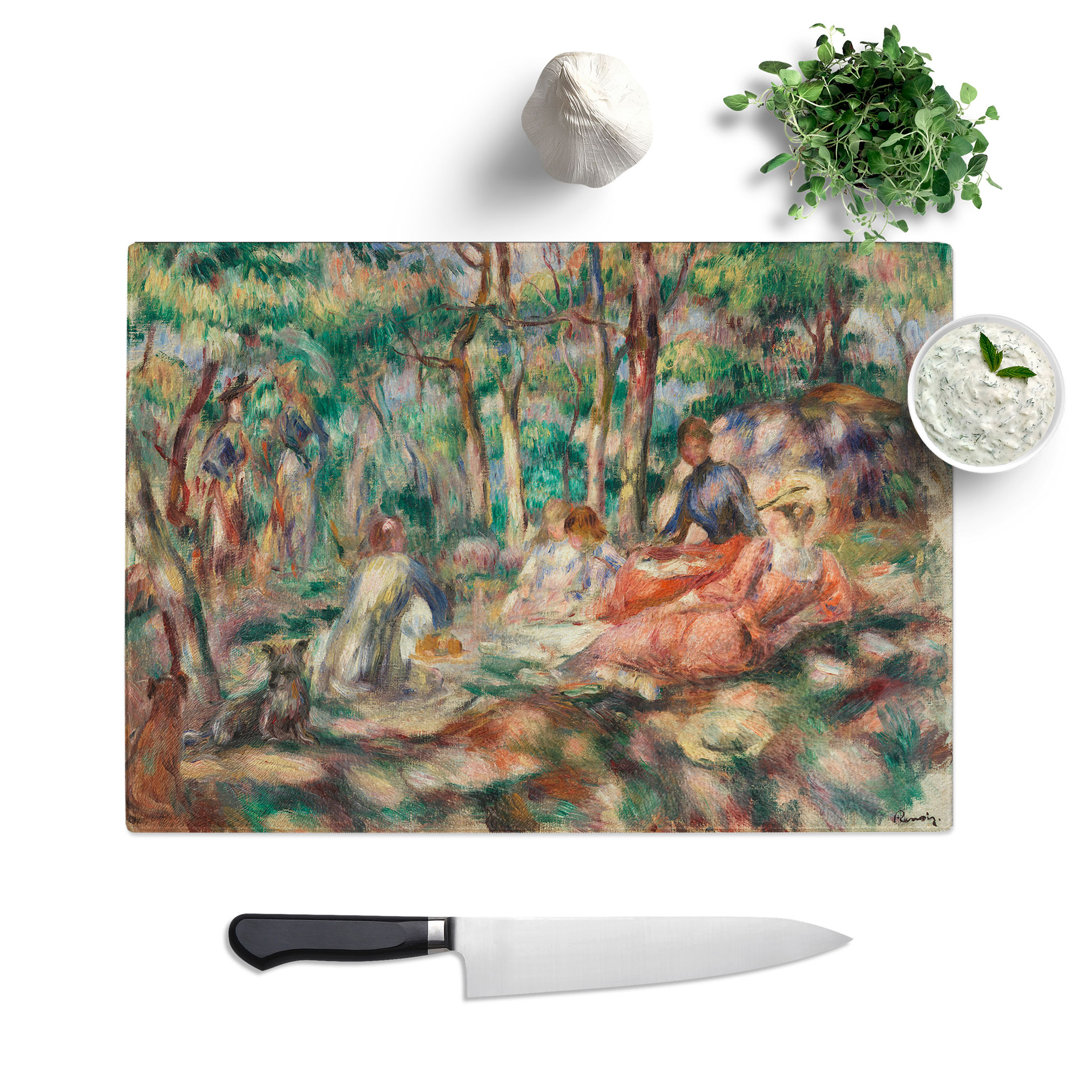 Picnic by Pierre-Auguste Renoir Chopping Board