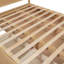 Lit plateforme en bois avec rangement inférieur et 2 tiroirs, couleur bois