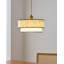 Lustre avec abat-jour en papier Xuan American Retro-177324936