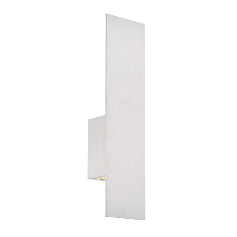 Bergman LED Wall Light, Brushed Aluminum, 20" H x 3.25" W x 5" D