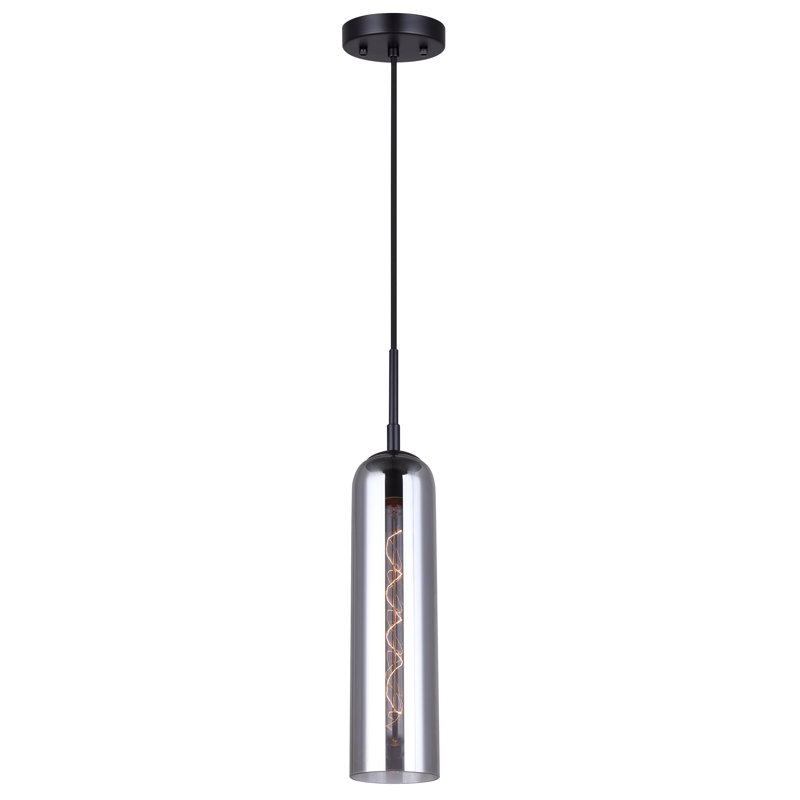 Ebyn 1 - Light Cylinder Pendant, Black