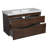Jannay 39.6'' Single Bathroom Vanity with Ceramic Top with Mirror