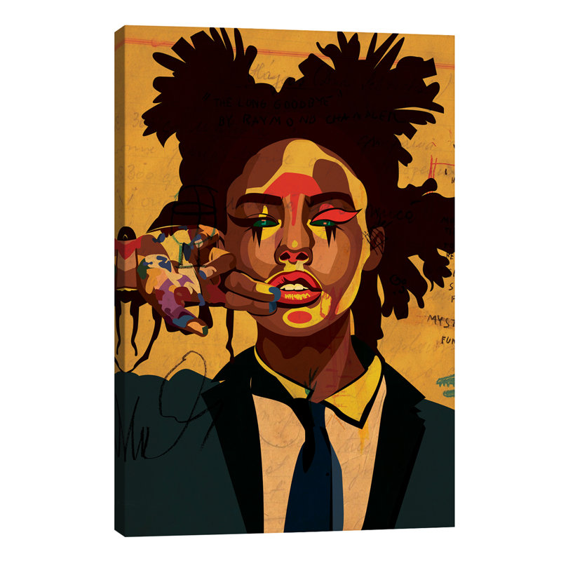 Painter Girl by Dai Chris Art - Print on Canvas, 30.48 cm H x 45.72 cm W, Wrapped Canvas