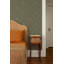 Silken Poppy - Hunstman Green Wallpaper