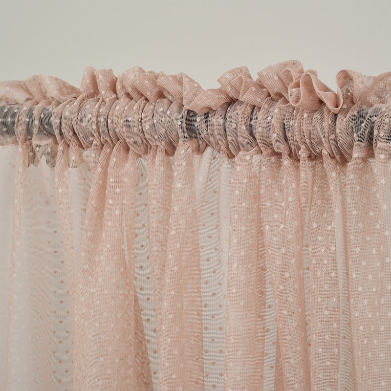 Paire de rideaux extra longs et extra larges, L 52 po x L 252 po, Rose