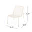 Ensemble de conversation d'extérieur 3 pièces avec structure en fer - 2 chaises en filet et 1 table d'appoint, parfait pour le patio et le balcon-1452240591
