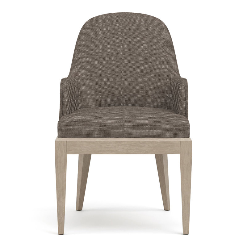 Chaise avec accoudoirs rembourrée Maidstone, Perigold ‑ chai Ishi, Banc de sable