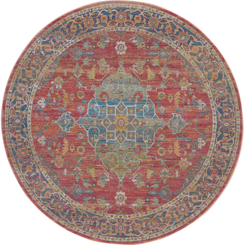 Oglethorpe Oriental Indoor Rug, Round 4'
