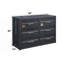 Commode 6 tiroirs de rangement Cargo