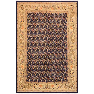 Oriental Handmade Hand-Knotted Rectangle 9'10'' x 13'6'' Wool Area Rug in Yellow/Violet/Brown -  Isabelline, 010FDF1E2DCE476B88F140EA6E8FCC0E