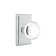 Emtek Privacy Knobset w/ Rectangular Rosette and Providence Knob
