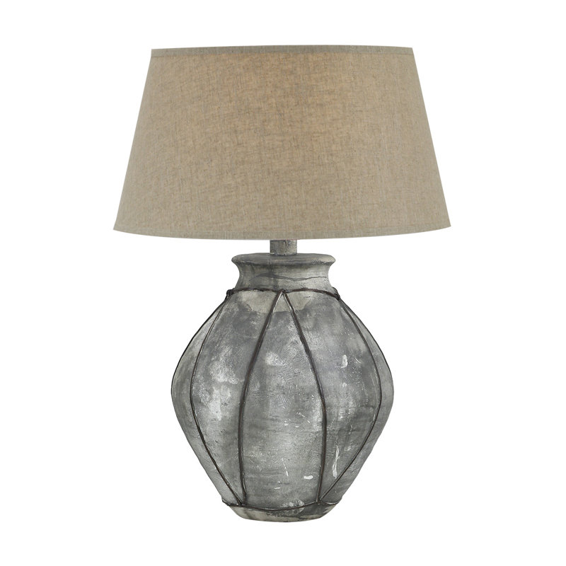Lampe de table Keito Alabaster, Gris délavé