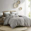 Housse de couette en chenille multicolore - Chambre avec literie en coton à motif géométrique-121409460