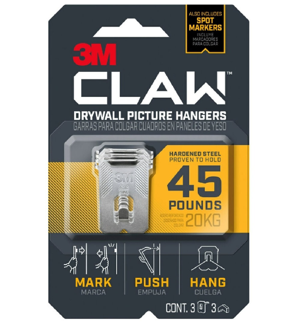 3M 45 Lb. Hooks 3M
