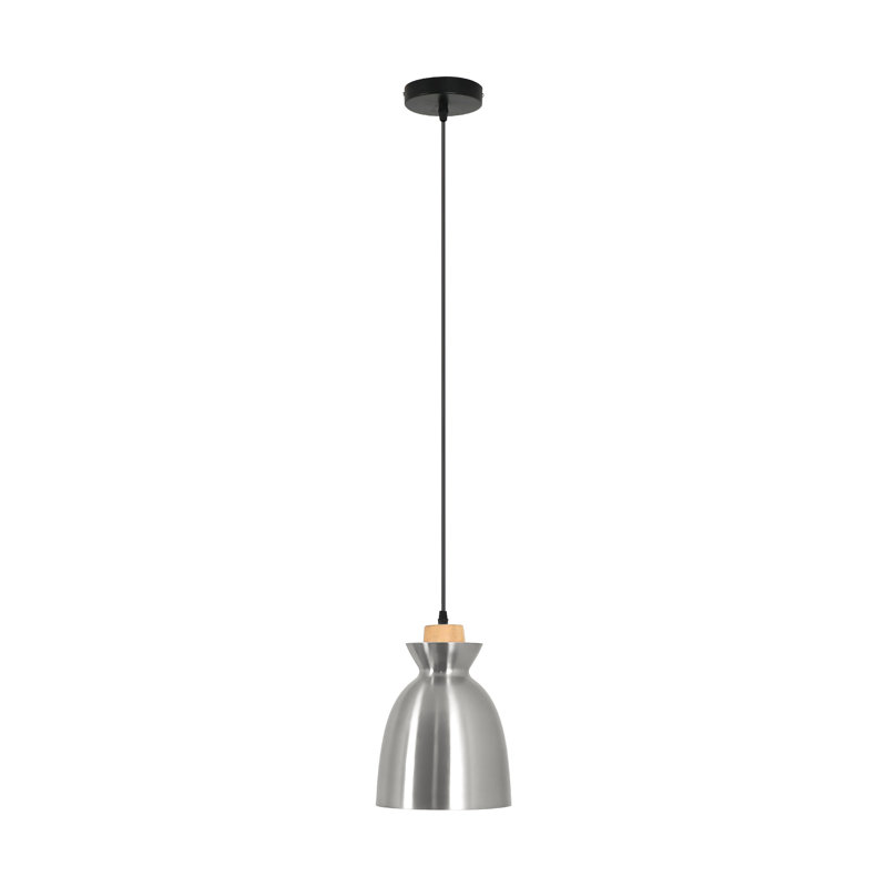 Luminaire suspendu de cuisine moderne en nickel à 1 lumière Gilbahar