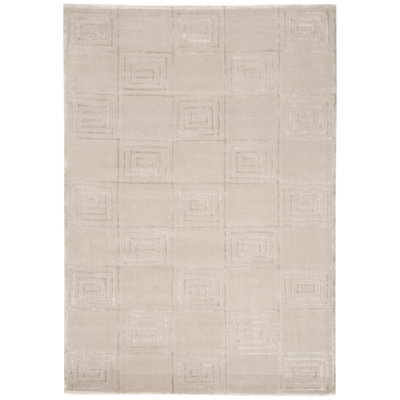 Ralph Lauren Alistair Tiles Wool, Viscose Geometric Rug
