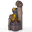 23.62"H Resin LED Fountain With Pots
