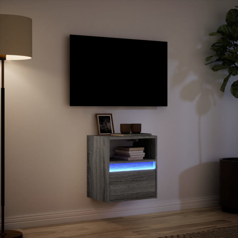 Dallton TV Stand, Grey Sonoma, 41cm