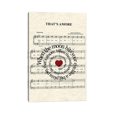That's Amore - Print on Canvas