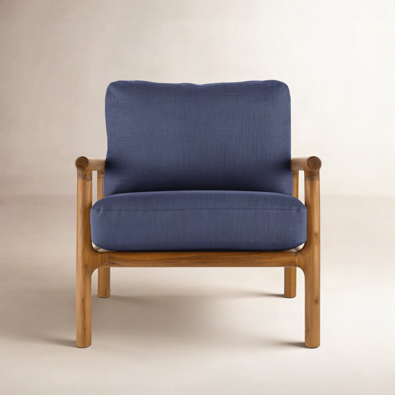 Fauteuil Cellire, Navy Polyester